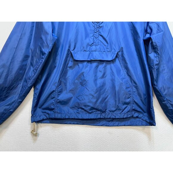 Jos. A. Bank Men's Nylon Packable Waterproof Hooded Jacket Sz M Blue Long Sleeve - Picture 8 of 13